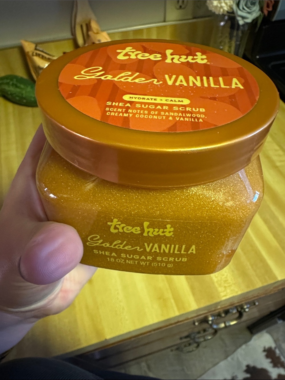 Tree Hut Golden Vanilla Shea Sugar Scrub - Golden